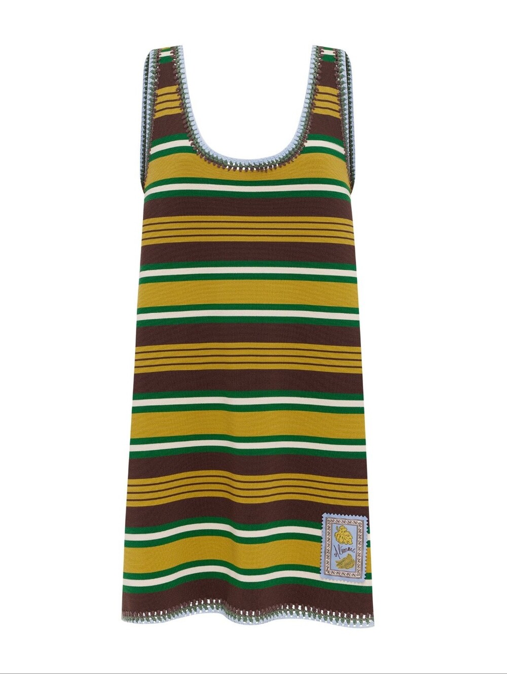 Alemais Clover striped knitted minidress - Picture 5 of 13